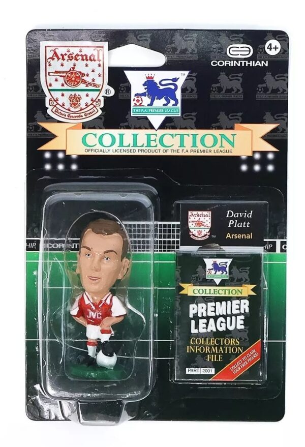 CORINTHIAN HEADLINERS 1995 DAVID PLATT ARSENAL PL122 FOOTBALL FIGURE