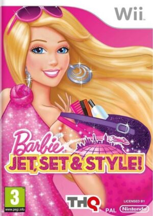 Barbie Jet Set Style! Wii USED