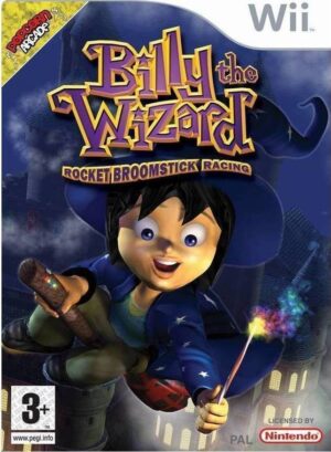 Billy The Wizard Rocket Broomstick Racing WII USED