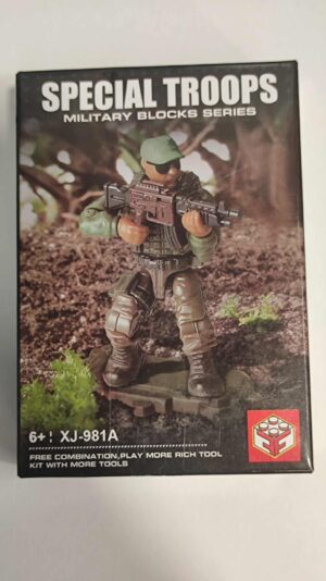 Special Troops Military Blocks Series XJ-981A Action Figure +6