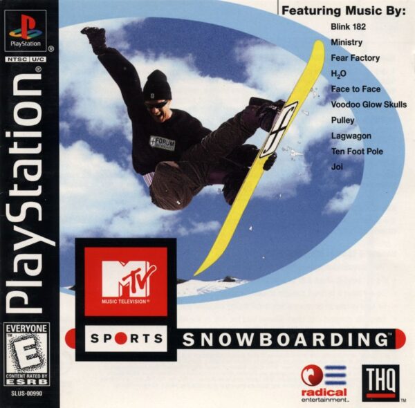 Mtv Sports Snowboarding Playstation 1 PS1 USED DISC ONLY
