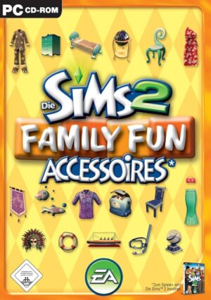 The Sims 2: Family Fun-Accessoires (German Version) PC Game USED