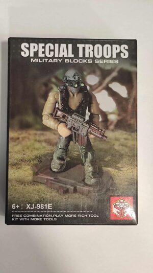 Special Troops Military Blocks Series XJ-981E Action Figure +6