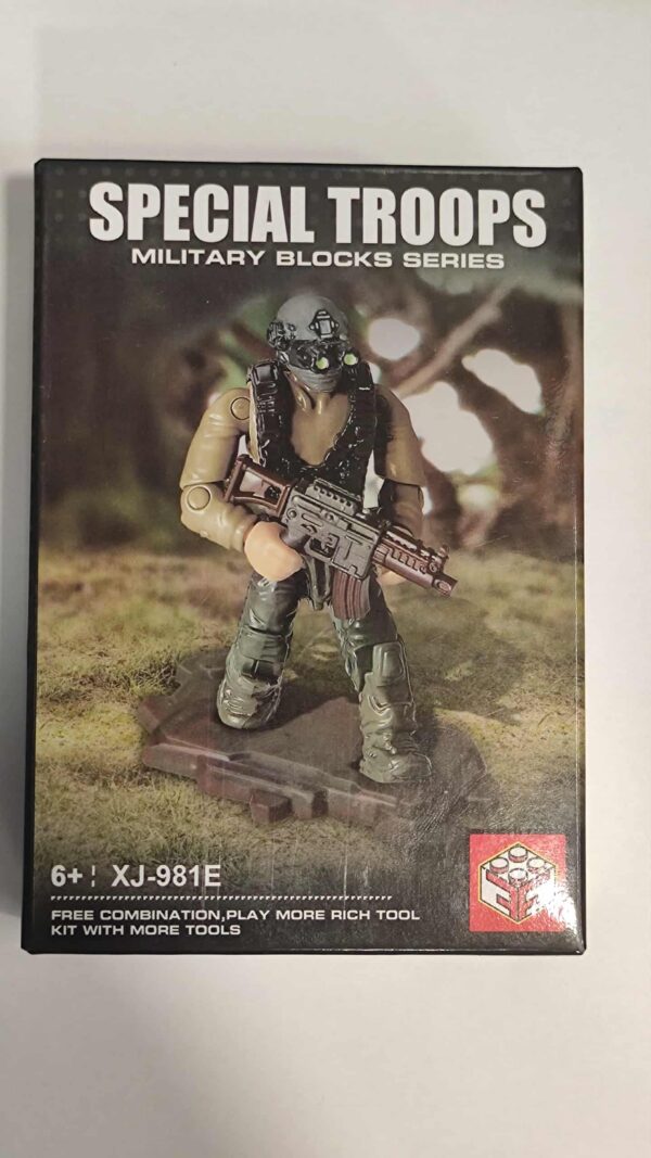 Special Troops Military Blocks Series XJ-981E Action Figure +6