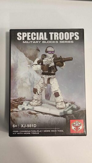 Special Troops Military Blocks Series XJ-981D Action Figure +6