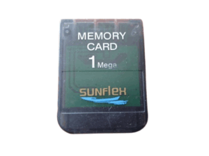 PlayStation 1 PS1 Sunflex 1 Mega Memory card - Blue - USED Loose