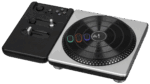 DJ Hero Wireless Turntable / Mixing Board  Controller for PS2 & PS3 USED