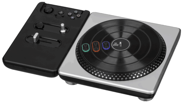 DJ Hero Wireless Turntable / Mixing Board  Controller for PS2 & PS3 USED
