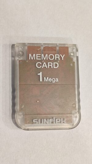 PlayStation 1 Sunflex 1 Mega Memory card – White– USED Loose