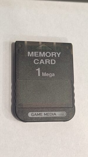 PlayStation 1 Game Media 1 Mega Memory card – Black – USED Loose