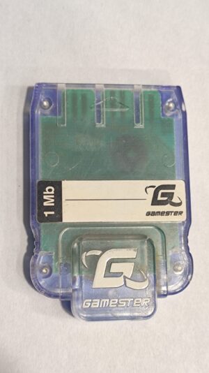 PlayStation 1 Gamester 1 Mega Memory card – Blue– USED Loose