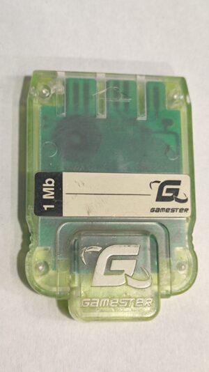 PlayStation 1 Gamester 1 Mega Memory card – Yellow– USED Loose
