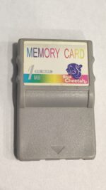 PlayStation 1 Blue Cheetah 1 Mega Memory card – Grey – USED Loose