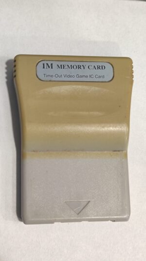 PlayStation 1 Time-Out 1 Mega Memory card – Grey – USED Loose