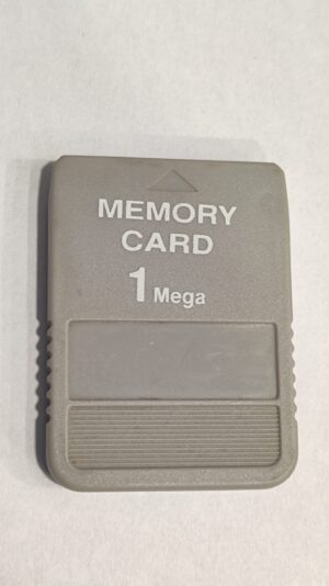 PlayStation 1 Third Party 1 Mega Memory card – Grey – USED Loose