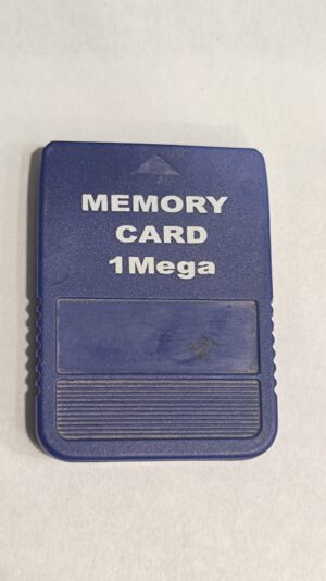 PlayStation 1 Third Party 1 Mega Memory card – Blue – USED Loose