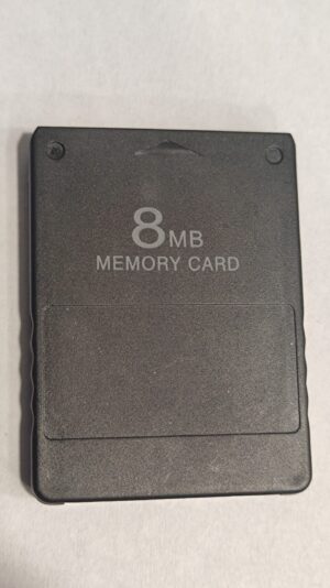 PlayStation 2 Third Party 8MB Memory card – Black – USED Loose