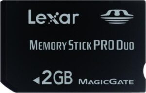 Lexar Media 2GB Memory Stick PRO Duo Card   PSP USED