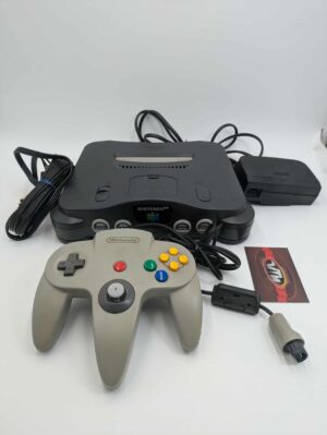 NINTENDO 64 N64 CONSOLE BLACK PAL