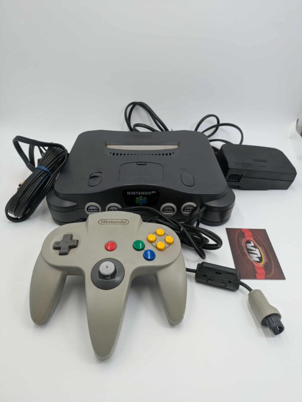 NINTENDO 64 N64 CONSOLE BLACK PAL