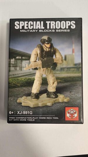 Special Troops Military Blocks Series XJ-981G Action Figure +6