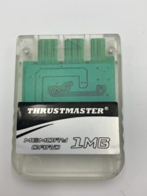PlayStation 1 PS1 Thrustmaster 1 Mega Memory card - White - USED Loose