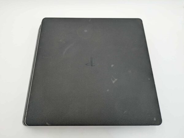 SONY PLAYSTATION 4 PS4 SLIM CONSOLE BLACK & CONTROLLER USED - Image 7