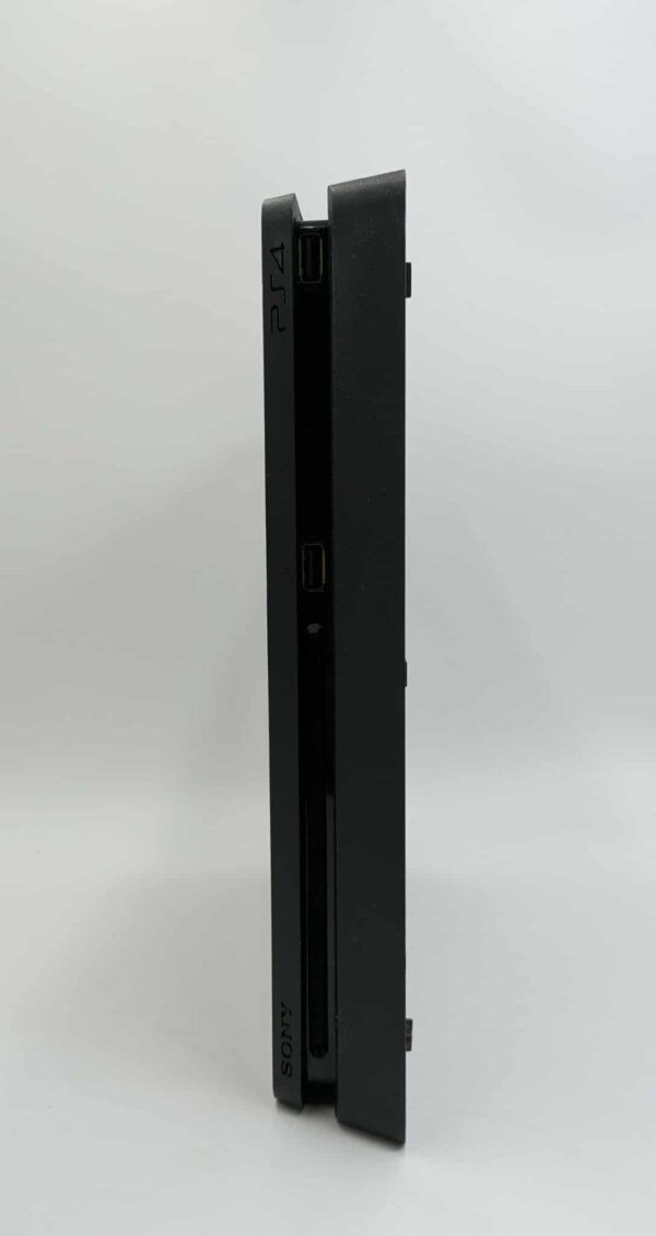 SONY PLAYSTATION 4 PS4 SLIM CONSOLE BLACK & CONTROLLER USED - Image 5