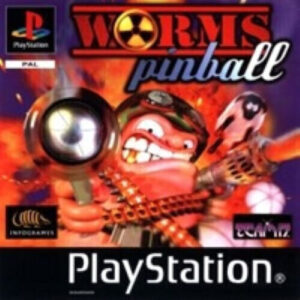 Worms Pinball PS1 Game (Used)