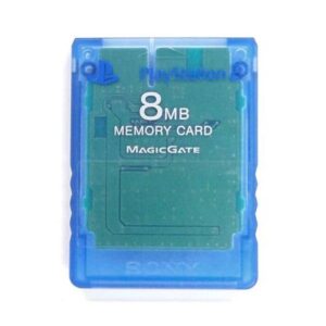 PlayStation 2 Official Sony 8mb Memory card - Blue - USED Loose