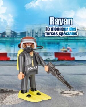Playmobil Action Heroes SWAT DIVER Limited Edition | 80935 USED