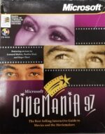 Microsoft Cinemania 97 Windows 95 Interactive Guide to Movies PC CD BIG BOX USED