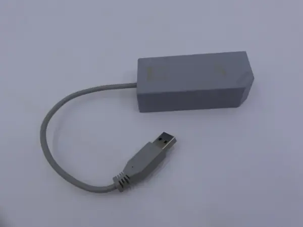 Official Nintendo USB LAN Adapter RVL-015 ~ Wii ~ Wii U ~ Switch USED