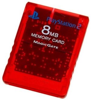 PlayStation 2 Official Sony 8mb Memory card - Black - USED Loose
