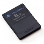 PlayStation 2 Official Sony 8mb Memory card - Black - USED Loose