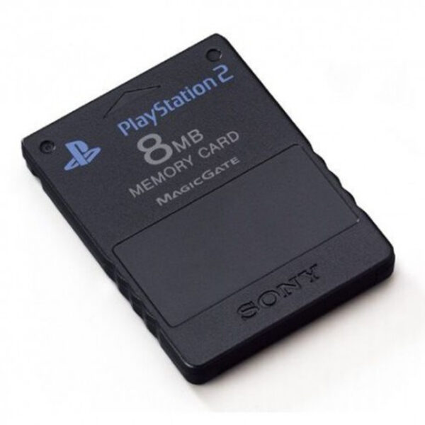 PlayStation 2 Official Sony 8mb Memory card - Black - USED Loose