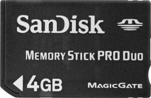 Sandisk Memory Stick PRO Duo 4GB Class 10 PSP USED