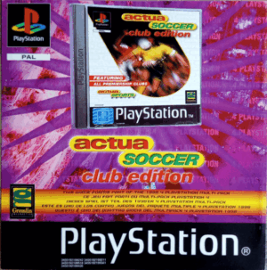 Actua Soccer Club Edition PlayStation PS1 USED