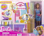Barbie Εργαστήριο Μόδας Σετ Κούκλας για 5+ Ετών HKT78
