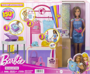 Barbie Εργαστήριο Μόδας Σετ Κούκλας για 5+ Ετών HKT78