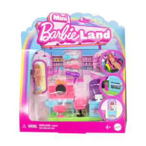 Barbie Παιχνίδι Μινιατούρα Mini Barbieland Κομμωτήριο για 4+ Ετών JCR32