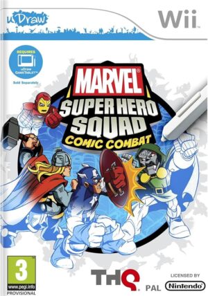 UDraw Marvel Super Hero Squad Comic Combat Wii USED