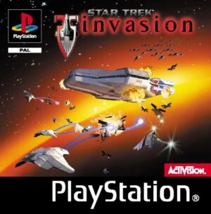 Star Trek Invasion PS1 PlayStation USED NO COVER