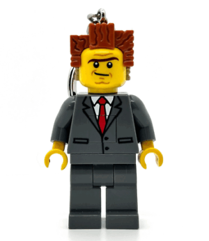 LEGO Super Heroes LGL-KE44 LED Key Light President Business Key Chain