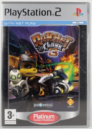 Ratchet & Clank 3 Platinum PS2 USED NO MANUAL
