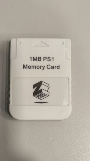 PlayStation 1 Game Media 1MB Memory card – White– USED Loose