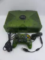 Original Xbox Halo Special Edition Console Green Transparent Controller PAL USED