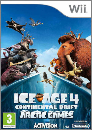 Wii ice age 4 Continental Drift ARCTIC GAMES USED