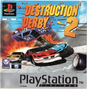 Destruction Derby 2 Platinum PS1 PlayStation USED