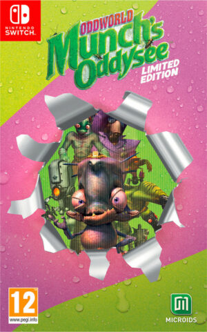 Oddworld: Munch's Oddysee HD Limited Edition Switch Game USED